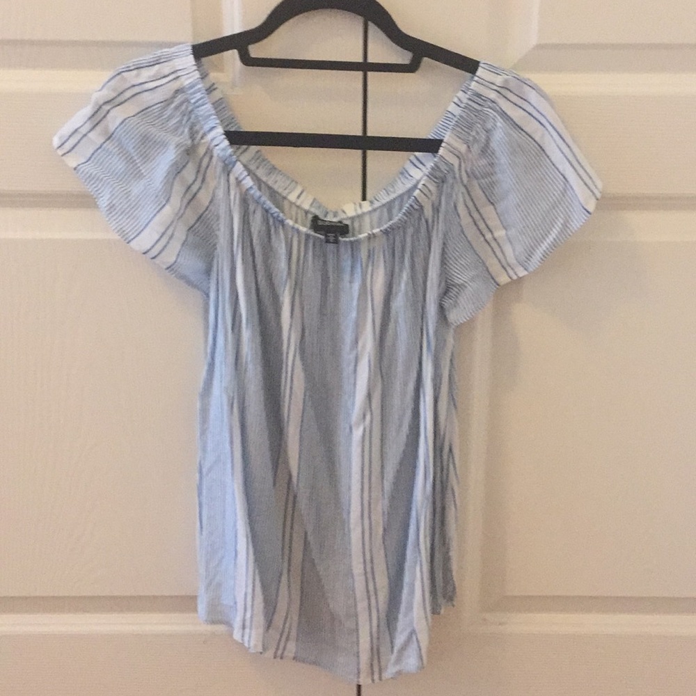 Off the shoulder summer blouse